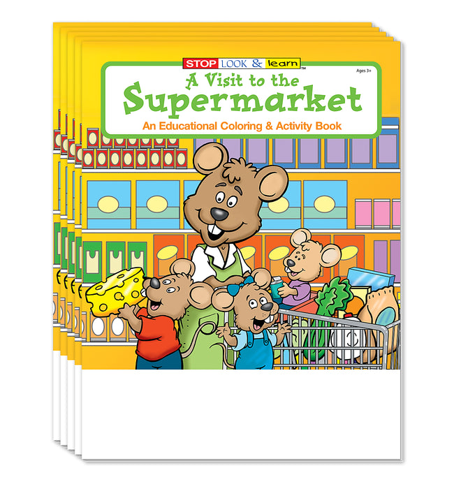 ZoCo - A Visit to the Supermarket - Coloring & Activity Books