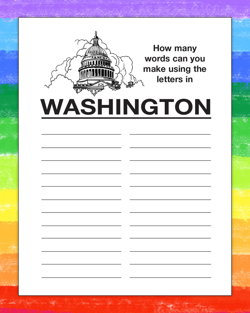 ZoCo - I Love America - Coloring & Activity Books