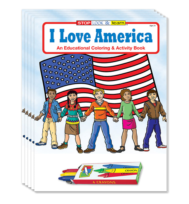 ZoCo - I Love America - Coloring & Activity Books