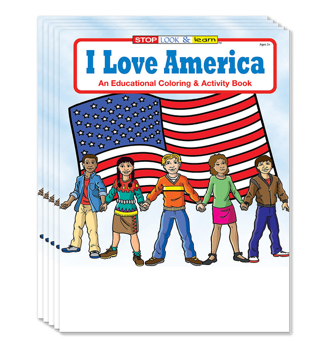 ZoCo - I Love America - Coloring & Activity Books