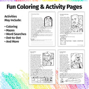 Black History Month educational coloring book for schools