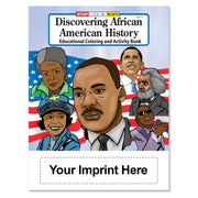 Black History Month educational coloring book for schools