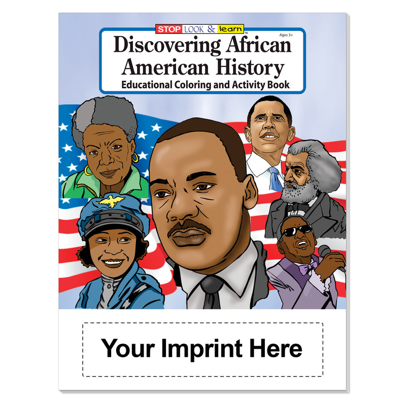 Black History Month educational coloring book for schools