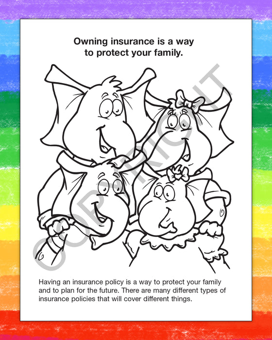 ZoCo - We All Need Insurance - Coloring & Activity Books — ZoCo Products