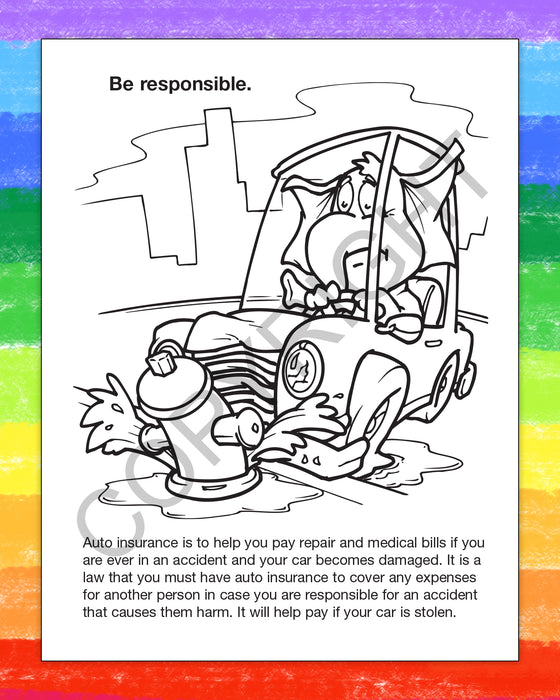 ZoCo - We All Need Insurance - Coloring & Activity Books