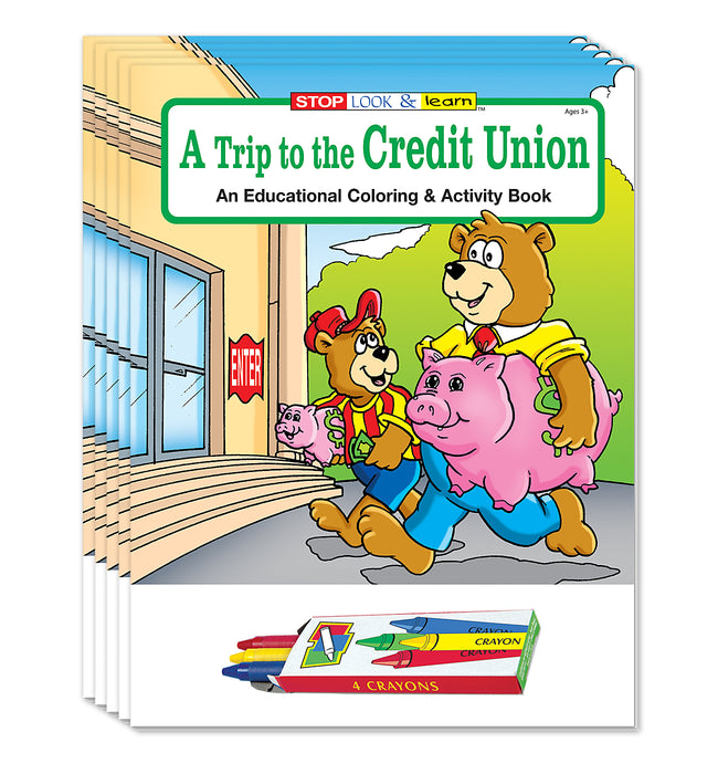 ZoCo - A Trip to The Credit Union Kid's Coloring & Activity Books