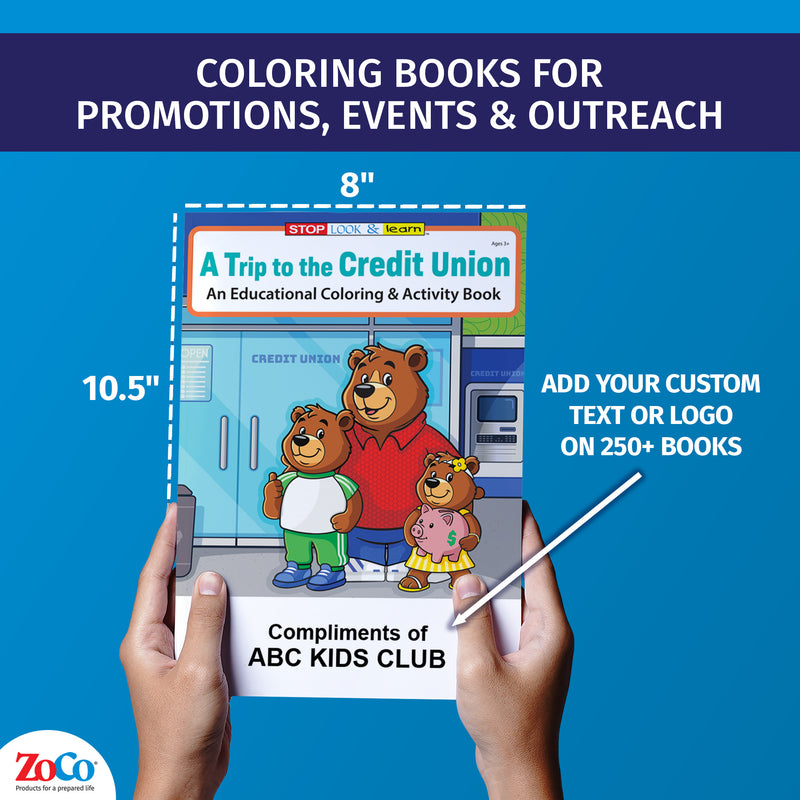 Kids emergency center coloring book for hospitals and healthcare outreach