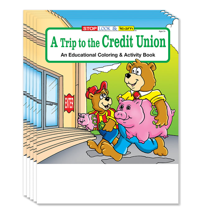 ZoCo - A Trip to The Credit Union Kid's Coloring & Activity Books