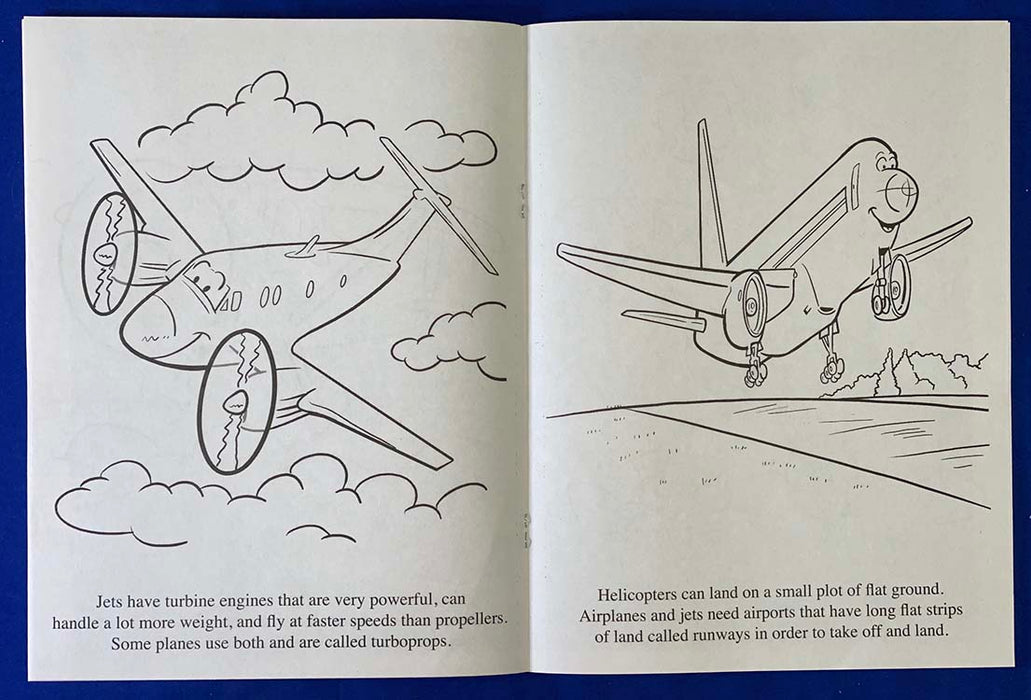 ZoCo - Aviation Adventures - Coloring & Activity Books