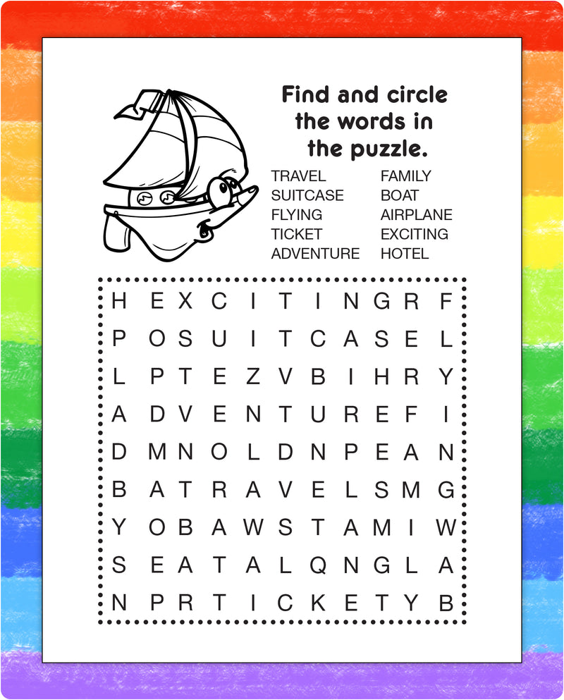 ZoCo - Travel Fun - Kid's Mini Activity Pads