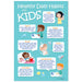Kids 7 Healthy Daily Habits Poster - 12"x18" - Laminated