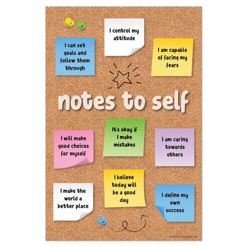 Growth Mindset 3 Poster Set - 12"x18" - Laminated