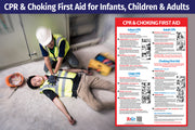 CPR and Choking First Aid Poster