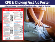 CPR and Choking First Aid Poster