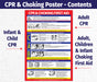 CPR and Choking Poster - Laminated