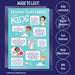 Kids 7 Healthy Daily Habits Hygiene Poster