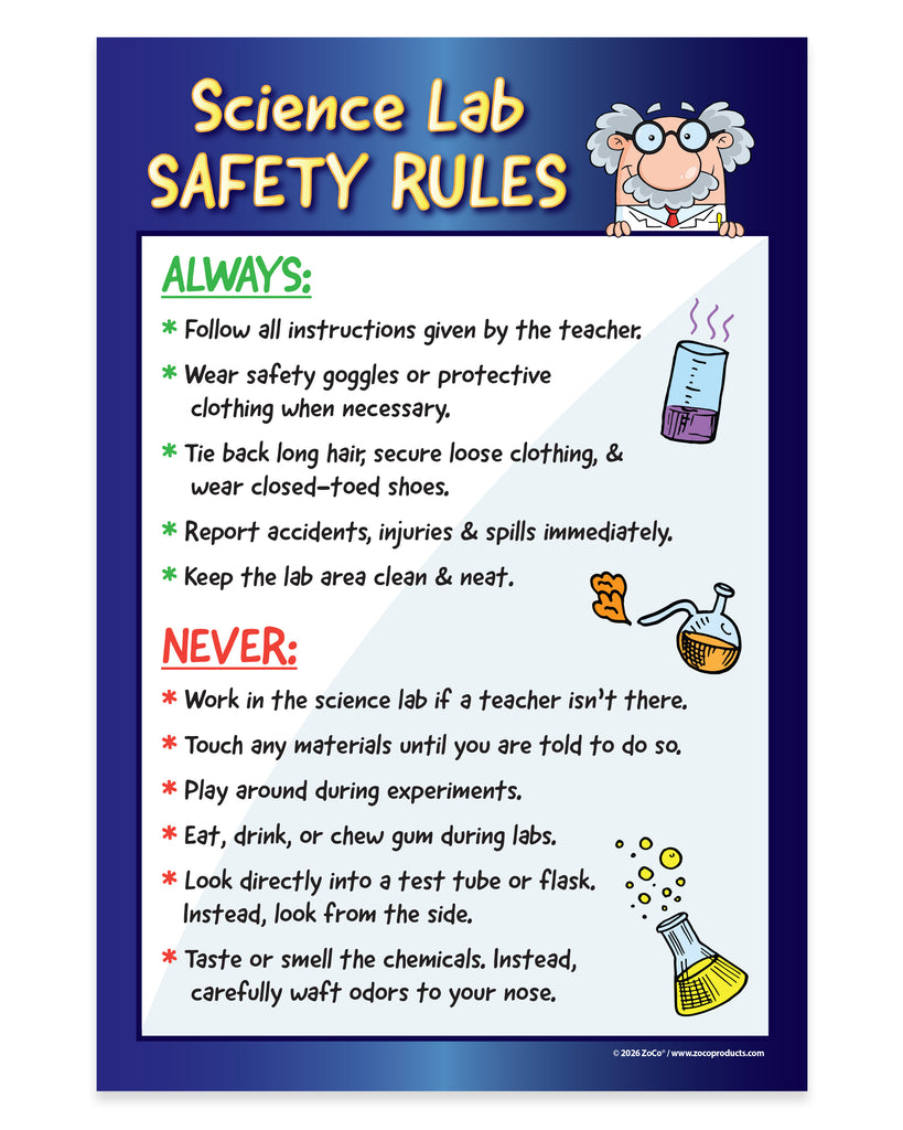 Science Safety Signs For Kids