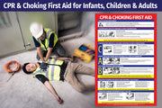 CPR and Choking Poster - Laminated