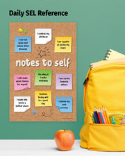 Notes to Self — Laminated Inspirational Poster — 12 × 18