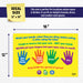 Hand Washing Instructions for Kids Poster