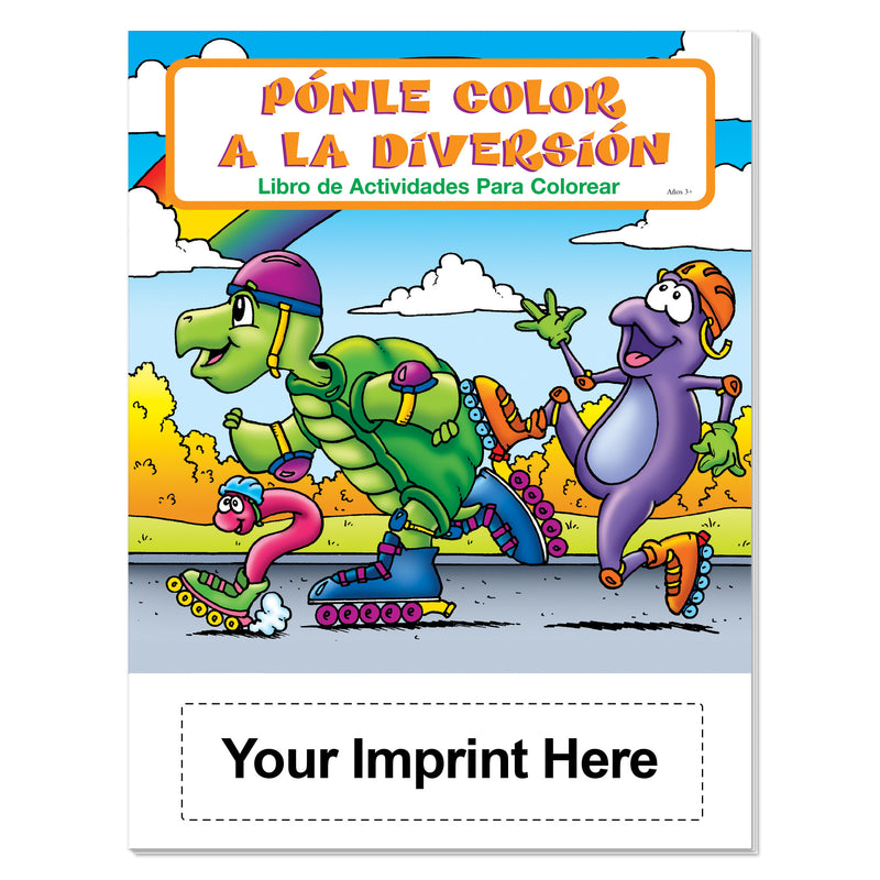 Custom Spanish coloring books for schools libraries and community outreach