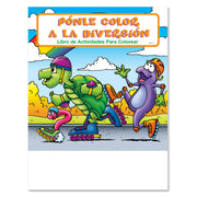Spanish Fun to Color coloring and activity book for kids