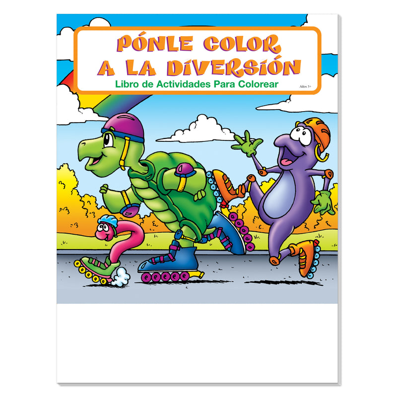 Spanish Fun to Color coloring and activity book for kids