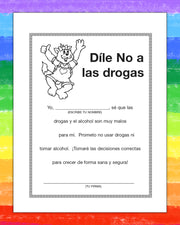 ZoCo - Be Smart, Say NO to Drugs (Spanish Version) - Coloring & Activity Books