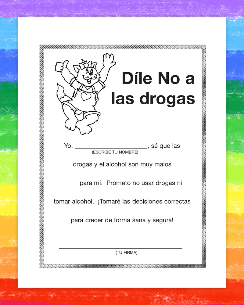 ZoCo - Be Smart, Say NO to Drugs (Spanish Version) - Coloring & Activity Books