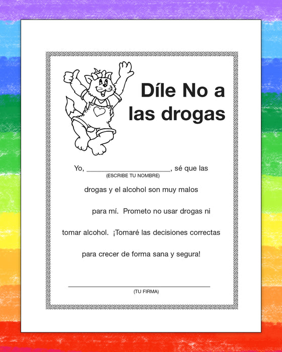 ZoCo - Be Smart, Say NO to Drugs (Spanish Version) - Coloring & Activity Books