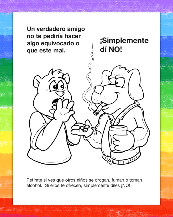 ZoCo - Be Smart, Say NO to Drugs (Spanish Version) - Coloring & Activity Books