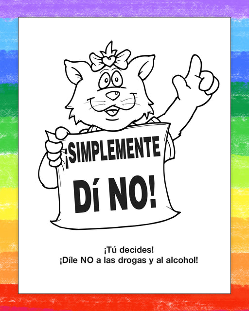 ZoCo - Be Smart, Say NO to Drugs (Spanish Version) - Coloring & Activity Books