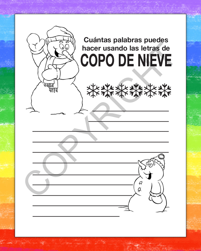 ZoCo - Holiday Fun (Spanish Version) - Coloring & Activity Books