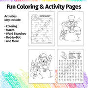 Holiday Fun Spanish coloring book for kids