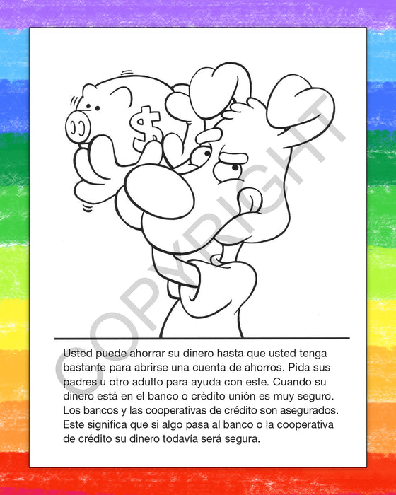 ZoCo - Be Smart, Save Money (Spanish Version) - Coloring & Activity Books