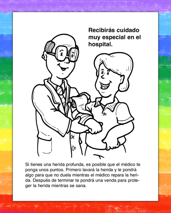 ZoCo - Your Hospital Cares About You (Spanish Version) - Coloring & Activity Books