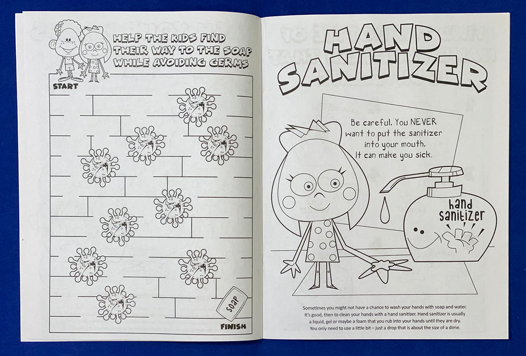 ZoCo - Stop the Spread of Germs - Coloring & Activity Books