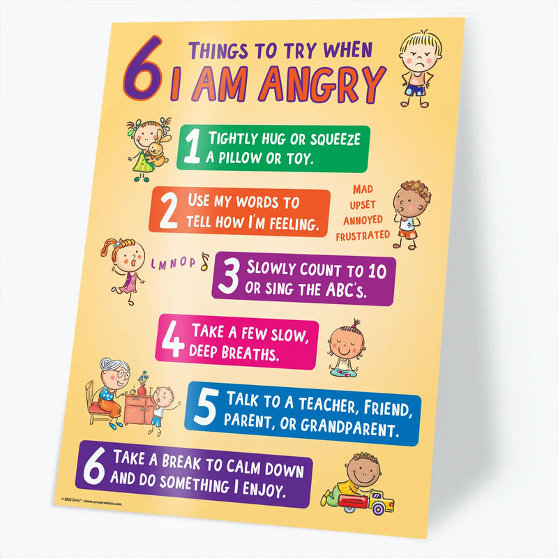 Calm Down Corner - Laminated Poster - 17"x22"