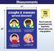 Each poster measures 17 inches x 22 inches. Visible at a distance, this cover your cough sign is perfect to be displayed in various locations including preschool and elementary school hallways and classrooms, the school nurse’s office, childcare centers, and more.