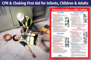 Choking Poster for Infant, Child, Adult in Spanish 