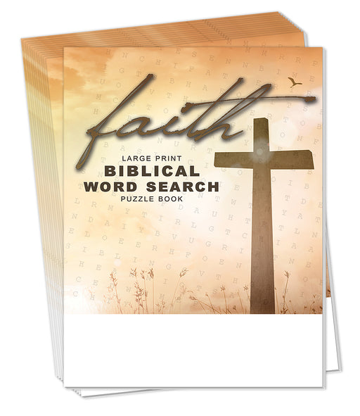 Large Print Bible Themed Word Search Puzzle Books (25 Pack)