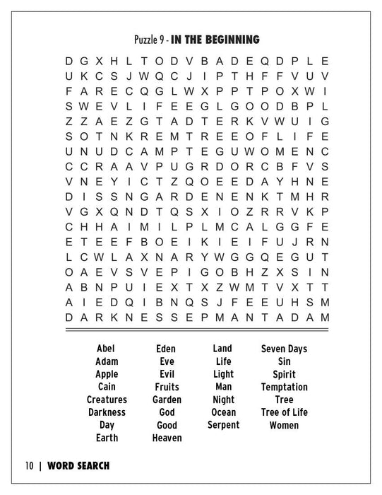 Holiday Giveaway for Seniors - Large Print Bible Themed Word Search Puzzle Books