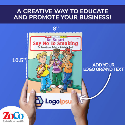 ZoCo - Be Smart, Say No to Smoking - Coloring & Activity Books