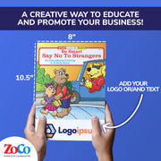 ZoCo - Be Smart, Say No to Strangers - Coloring & Activity Books