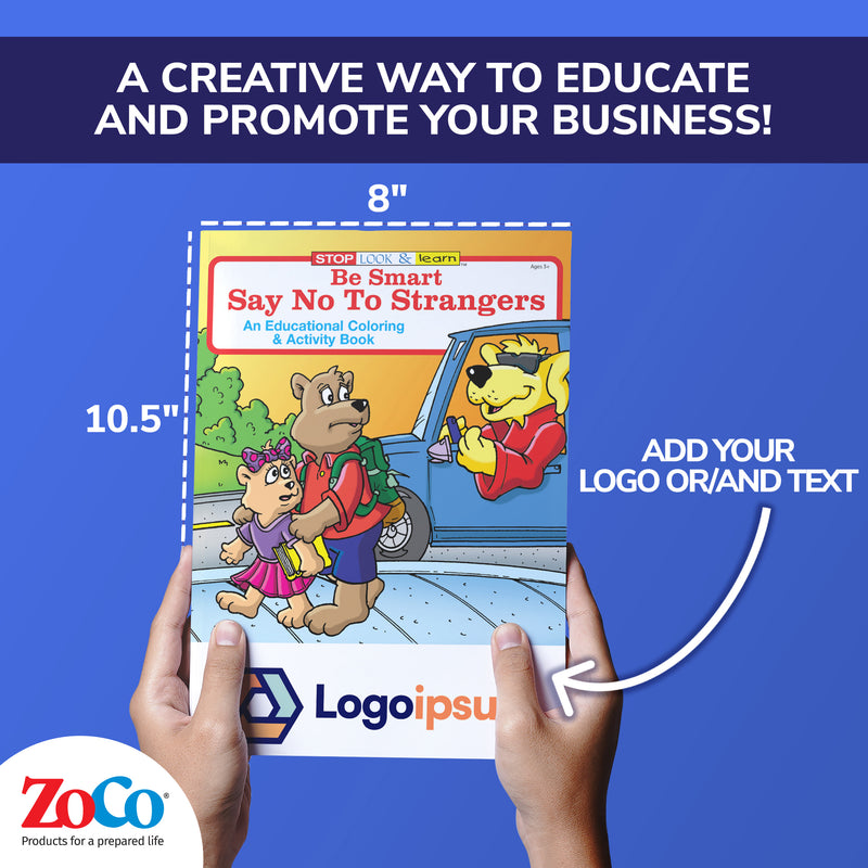 ZoCo - Be Smart, Say No to Strangers - Coloring & Activity Books