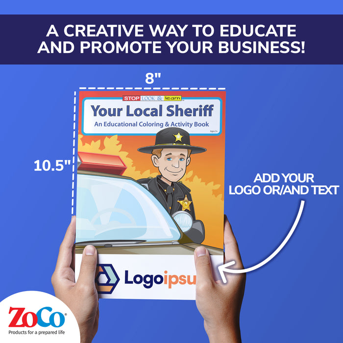 ZoCo - Your Local Sheriff - Coloring & Activity Books