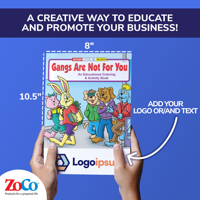 ZoCo - Gangs are Not For You - Coloring & Activity Books