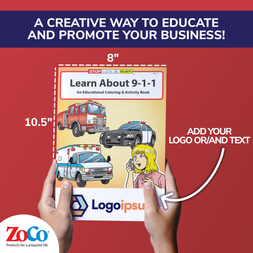 ZoCo - Learn About 911 - Coloring & Activity Books