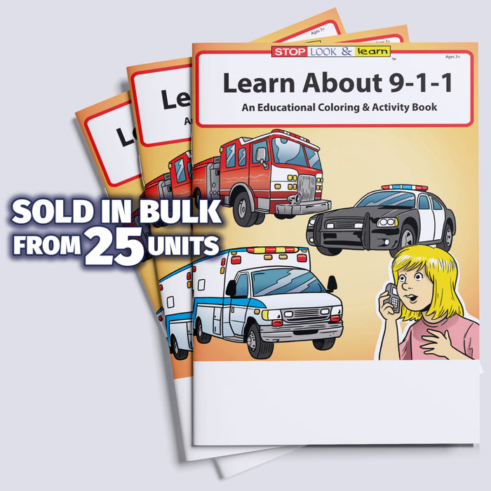 ZoCo - Learn About 911 - Coloring & Activity Books