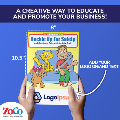 ZoCo - Buckle up for Safety - Coloring & Activity Books